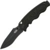SOG Zoom Mini Black Aluminum A/O Button Lock Folding Knife 00059 -Cheap Knife Shop 00059