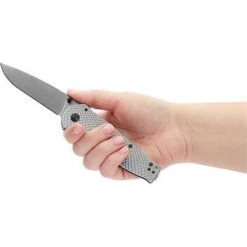 SOG 14180157 Flash Framelock Knife With Checkered Stainless Handle 7 SOG 14180157 Flash Framelock Knife With Checkered Stainless Handle -Cheap Knife Shop 128464
