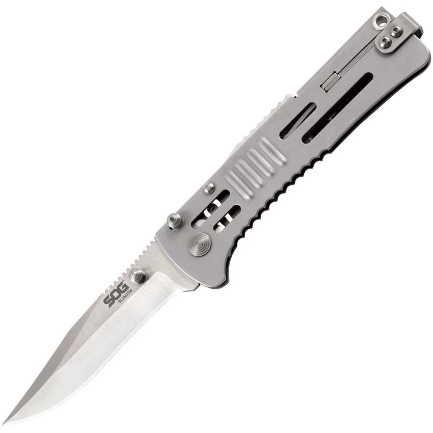 SOG SJ31CP Slimjim Lockback Knife Assisted Opening 3 SOG SJ31CP Slimjim Lockback Knife Assisted Opening