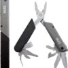 SOG Baton Q3 Pliers Black & Gray Aluminum 13 Count Multi Tool ID1021CP -Cheap Knife Shop ID1021CP