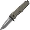 SOG Quake Button Lock A/O Flat Dark Earth VG 10 Folding Knife IM1001BX -Cheap Knife Shop IM1001BX