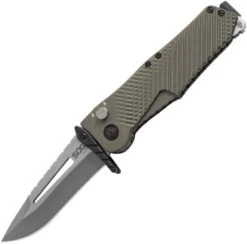SOG Quake Button Lock A/O Flat Dark Earth VG 10 Folding Knife IM1001BX