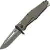 SOG Knives Quake XL Button Lock A/O Folding VG10 Blade Dark Earth Knife IM1101BX -Cheap Knife Shop IM1101BX