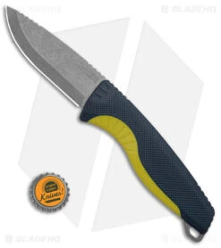 SOG Aegis FX Fixed Blade Knife Indigo/Acid Yellow (3.7" SW) 17-41-01-57 -Cheap Knife Shop SOG Aegis FX FBK Indigo Acid Yellow 3in SW BHQ 140859 td size