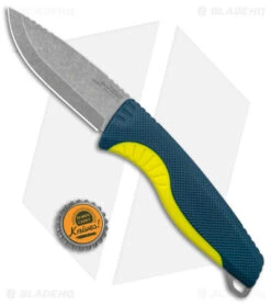 SOG Aegis FX Fixed Blade Knife Indigo Blue/Acid Yellow GRN (3.6" Stonewash) -Cheap Knife Shop SOG Aegis Fx Indigo Acid Yellow BHQ 145912 jr bottlecap