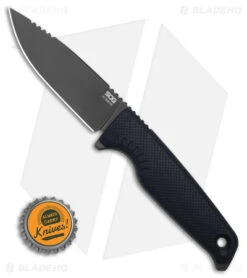 SOG Altair FX Fixed Blade Knife Squid Ink Black (3.4" Black) 17-79-01-57 -Cheap Knife Shop SOG Altair FX FBK Squid Ink Black 3in Black BHQ 140850 td size