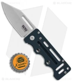SOG Cash Card Liner Lock Wallet Knife Urban Gray (2.75" Satin) EZ3 -Cheap Knife Shop SOG Cash Card LL Wallet Garnet Gray Satin EZ3 CP BHQ 104059 jr bottlecap