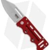 SOG Cash Card Liner Lock Wallet Knife Garnet Red (2.75" Satin) EZ2