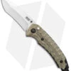 SOG Kiku Spring Assisted Knife Tan Micarta (3.5" Satin) KU-3003 -Cheap Knife Shop SOG Kiku Assisted Micarta Satin BHQ 124846 jr