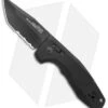 SOG Knives SOG-TAC AU Compact Tanto Automatic Knife Aluminum (2.9" Black Serr) -Cheap Knife Shop SOG Knives SOG TAC AU Compact Auto Tanto Black Black Serr BHQ 119255 jr