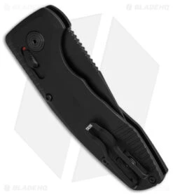 SOG Knives SOG-TAC AU Compact Automatic Knife CA Special Black (2" Black) -Cheap Knife Shop SOG Knives Sog Tac AU Compact Automatic Knife CA Special Black 2in Blk BHQ 119256 td side