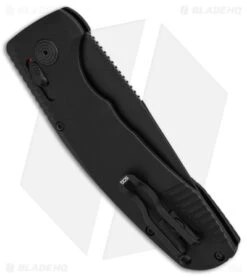 SOG Knives SOG-TAC AU Automatic Knife Black Aluminum (3.4" Black Serr) 8 SOG Knives SOG-TAC AU Automatic Knife Black Aluminum (3.4" Black Serr) -Cheap Knife Shop SOG Knives TAC AU Automatic Knife Black 3in Black Serr BHQ 119259 td side