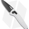 SOG One-Zero XR Lock Knife White Al (3.1" Black Chrome) -Cheap Knife Shop SOG One Zero XR Lock White Aluminum Black Chrome BHQ 140872 jr