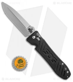 SOG Pent Arc Spear Point Arc-Lock Knife (4" Bead Blast) PE15 -Cheap Knife Shop SOG Pent Arc spear point Arc Lock bb PE15 BHQ 52226 er size