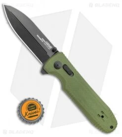 SOG Pentagon XR Lock Knife OD Green G-10 (3.5" Black) 12 SOG Pentagon XR Lock Knife OD Green G-10 (3.5" Black) -Cheap Knife Shop SOG Pentagon Mk3 I Arc Lock Folding Knife OD Green 4in 12 61 02 57 BHQ 105687 LS Bottlecap