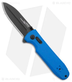 SOG Pentagon XR LTE Bar Lock Knife Blue G-10/CF (3.5" Black CTS XHP)