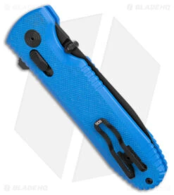 SOG Pentagon XR LTE Bar Lock Knife Blue G-10/CF (3.5" Black CTS XHP) -Cheap Knife Shop SOG Pentagon XR LTE Flipper Blue G 10 Black BHQ 140128 jr side