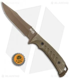 SOG Pillar Limited Fixed Blade Canvas Micarta (5" Bronze Cerakote) -Cheap Knife Shop SOG Pillar Limited Fix Blade Canvas Micarta Bronze Cerakote UF1002 BX BHQ 94263 jr bottlecap