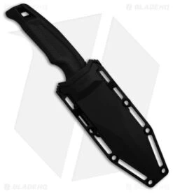 SOG Recondo FX Fixed Blade Knife Black GRN/Rubber (4.6" Black Ti Ni) -Cheap Knife Shop SOG Recondo FX FXB Black GRN Rubber 2in Blk Ti NI BHQ 140877 td sheath
