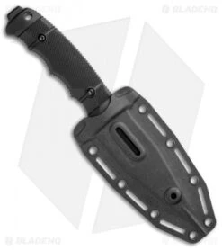 SOG Seal FX Tanto Fixed Blade Knife Black GRN (4.3" Black) -Cheap Knife Shop SOG Seal FX Fixed blade black GRN Tanto Black BHQ 99507 jr sheath