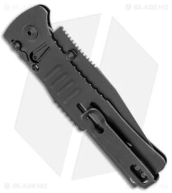 SOG SlimJim Black Assisted Opening Knife (3.18" Black Plain) SJ-32 -Cheap Knife Shop SOG SlimJim Black Assisted Opening Black BHQ 11534 jr side