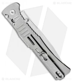 SOG SlimJim XL Bead Blast Assisted Opening Knife (4.18" Satin) SJ-51 -Cheap Knife Shop SOG SlimJim XL Bead Blast Assisted Opening Knife 4.18 Satin SJ 51 BHQ 11536 LS Side