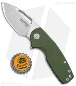 SOG Stout FLK Frame Lock Knife OD Green G-10 (2.75" SW) -Cheap Knife Shop SOG Stout FLK FL OD Green G 10 SW BHQ 139960 jr bottlecap