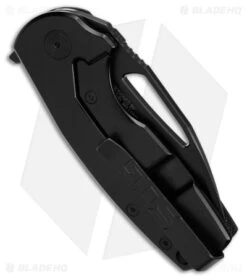 SOG Stout FLK Frame Lock Knife Carbon Fiber (2.6" Black) -Cheap Knife Shop SOG Stout FLK FLK Black CF 2in Black BHQ 125962 td side