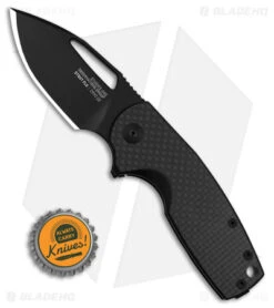SOG Stout FLK Frame Lock Knife Carbon Fiber (2.6" Black) -Cheap Knife Shop SOG Stout FLK FLK Black CF 2in Black BHQ 125962 td size