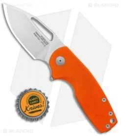 SOG Stout FLK Frame Lock Knife Orange G-10 (2.75" Stonewash) -Cheap Knife Shop SOG Stout FLK Orange G 10 SW BHQ 137222 jr bottlecap