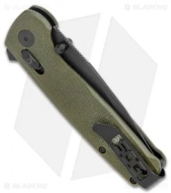 SOG Exclusive Terminus XR Lock Knife Green Micarta (3" Black) 8 SOG Exclusive Terminus XR Lock Knife Green Micarta (3" Black) -Cheap Knife Shop SOG Terminus XR Lock Green Micarta Black TM1037 BX BHQ 119365 jr side