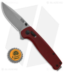 SOG Terminus XR Lock Knife Crimson Red G-10 (3" Stonewash) TM1023-BX 9 SOG Terminus XR Lock Knife Crimson Red G-10 (3" Stonewash) TM1023-BX -Cheap Knife Shop SOG Terminus XR Lock Knife Crimson Red G10 3in Stonewash BHQ 99815 td size