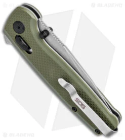 SOG Terminus XR Lock Knife OD Green G-10 (3" Stonewash) TM1022-BX -Cheap Knife Shop SOG Terminus XR Lock OD Green G 10 SW TM1022 BX BHQ 99814 jr side