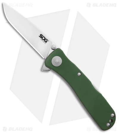 SOG Twitch II Spring Assisted Knife Moss (2.68" Satin) TWI210-BX 3 SOG Twitch II Spring Assisted Knife Moss (2.68" Satin) TWI210-BX