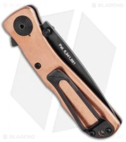 SOG Twitch II Spring Assisted Knife Copper (2.68" Black) TWI302-PB -Cheap Knife Shop SOG Twitch II Spring Assisted Knife Copper 2.68 Black TWI302 PB BHQ 116325 LS Side