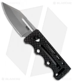 Cheap Knife Shop 6 SOG Ultra C-Ti Money Clip Knife Carbon Fiber (2.8" Bead Blast)