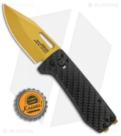 SOG Ultra XR Lock Knife Carbon Fiber (2.75" Gold) -Cheap Knife Shop SOG Ultra XR XR Lock CF Gold BHQ 105689 jr bottlecap