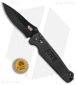 SOG Vision Arc Drop Point Arc-Lock Knife (4" Black) VS03 -Cheap Knife Shop SOG Vision Arc drop point Arc Lock black VS03 BHQ 52242 er size