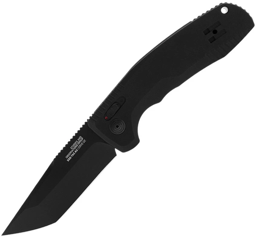 SOG Automatic Sog-Tac Au Black Tanto Point 3.4" Knife 15380357 3 SOG Automatic Sog-Tac Au Black Tanto Point 3.4" Knife 15380357