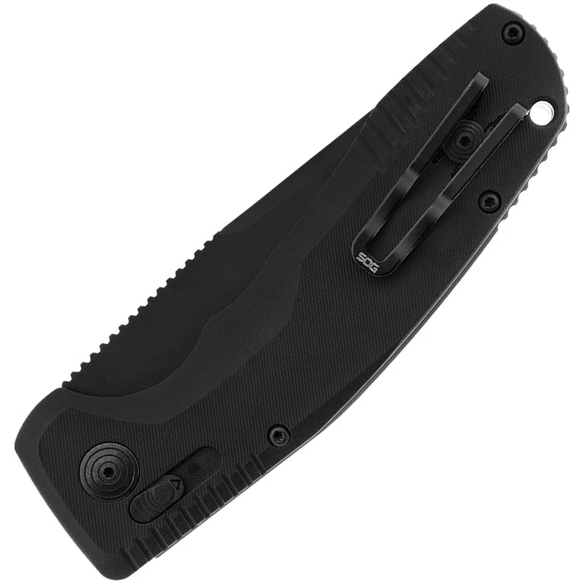 SOG Automatic Sog-Tac Au Black Tanto Point 3.4" Knife 15380357 4 SOG Automatic Sog-Tac Au Black Tanto Point 3.4" Knife 15380357 - Image 2