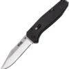 SOG Flare Satin A/O Arc Lock Folding Black GRN Handle Knife FLA1001CP
