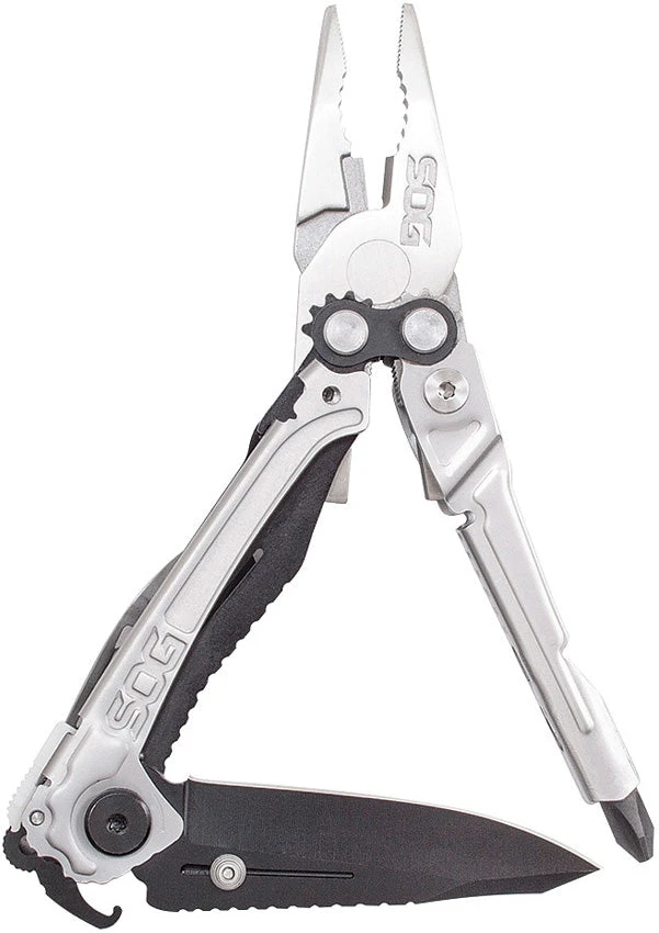 SOG Reactor Multi Tool Stainless Pliers Screwdriver 8Cr13MoV Knife RC1001CP 3 SOG Reactor Multi Tool Stainless Pliers Screwdriver 8Cr13MoV Knife RC1001CP