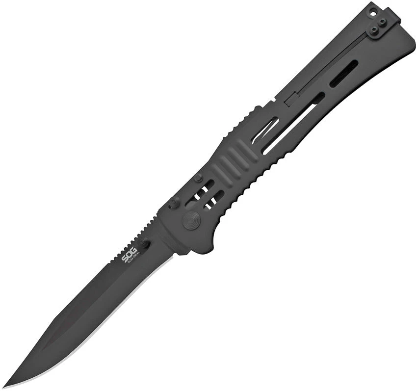 SOG Slimjim XL Lockback A/O AUS-8 Bead Blast Stainless Folding Knife SJ52CP 3 SOG Slimjim XL Lockback A/O AUS-8 Bead Blast Stainless Folding Knife SJ52CP