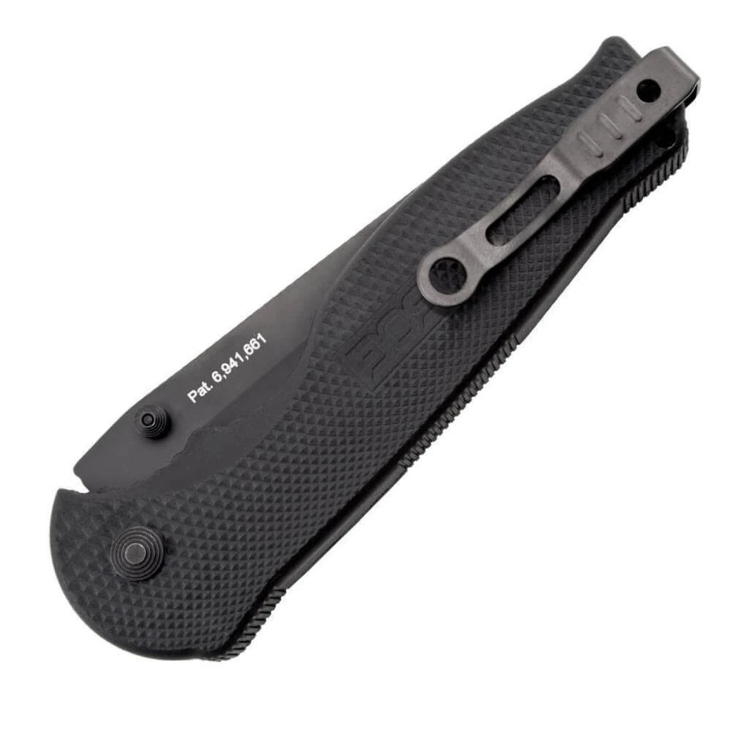 SOG Flash II Piston Lock A/O Serrated Stainless Black Folding Knife TFSAT98CP 5 SOG Flash II Piston Lock A/O Serrated Stainless Black Folding Knife TFSAT98CP - Image 3