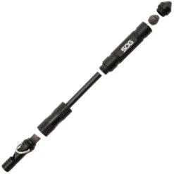 SOG Black Multi Tool Flint Emergency Glass Breaker Whistle Ferro Rod Key Chain FT1001CP -Cheap Knife Shop flint 4