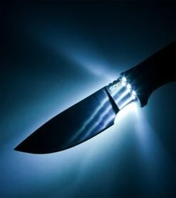 SOG Bladelight Camp Fixed Blade Knife W/ LEDs (4.50" Satin Plain) BLT21K -Cheap Knife Shop sog bladelight camp blt21k cp light