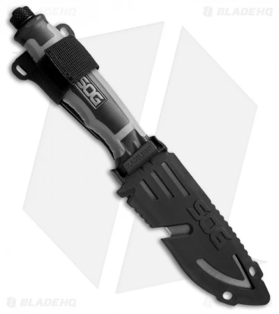 SOG Bladelight Fixed Blade Knife + Red LEDs (4.5" Black) BLT22K 4 SOG Bladelight Fixed Blade Knife + Red LEDs (4.5" Black) BLT22K - Image 2