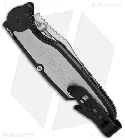 SOG Boot Camp Mini Spring Assisted Knife (3.25" Satin) BCP101 4 SOG Boot Camp Mini Spring Assisted Knife (3.25" Satin) BCP101 - Image 2