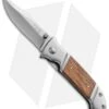 SOG Fielder Mini Liner Lock Knife Wood (2.75" Satin) FF-33 -Cheap Knife Shop sog fielder mini folder ff33