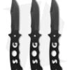 SOG Bowie Fixed Blade Throwing Knives (Set Of 3) F04T-N 1 SOG Bowie Fixed Blade Throwing Knives (Set Of 3) F04T-N -Cheap Knife Shop sog fixed blade throwing knives f04tn cp 2